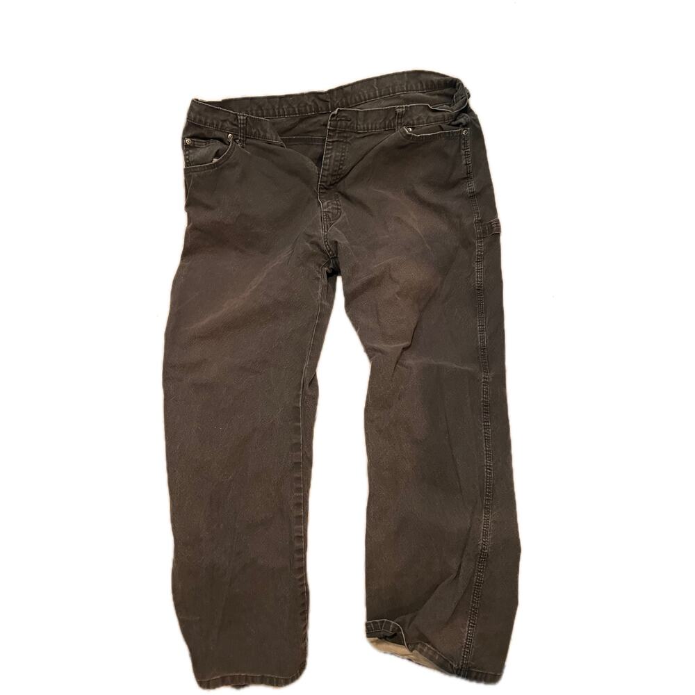 Dickies Black Gray Carpenter Jeans Mens 36x30